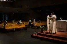Primeras misas en Soria de la era Covid19. Viksar Fotografía