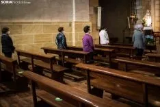 Primeras misas en Soria de la era Covid19. Viksar Fotografía