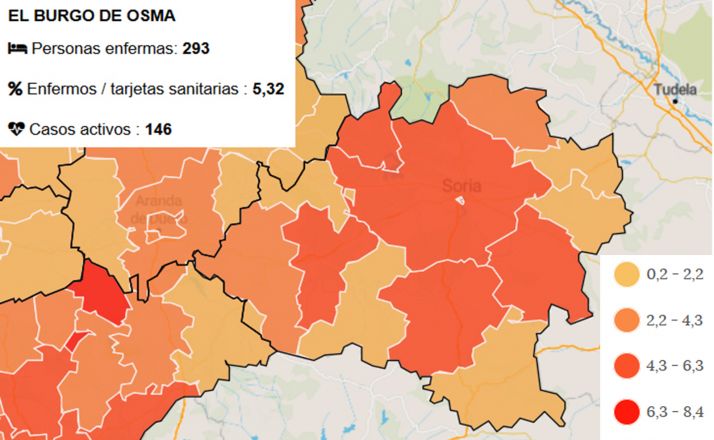 La Zona de salud de El Burgo es ahora la más azotada por la infección