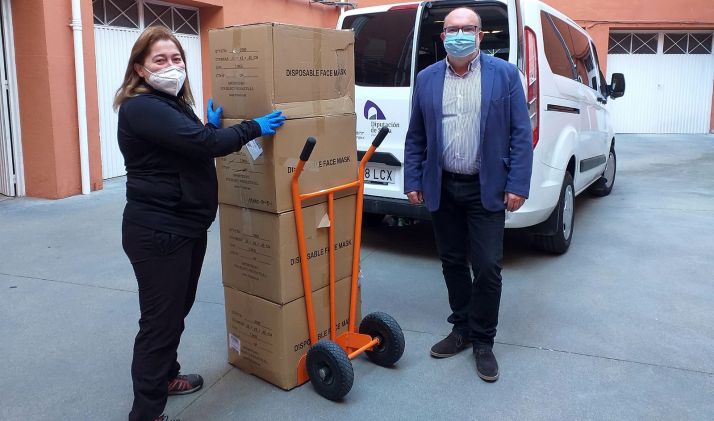 La Subdelegación reparte 26.000 mascarillas