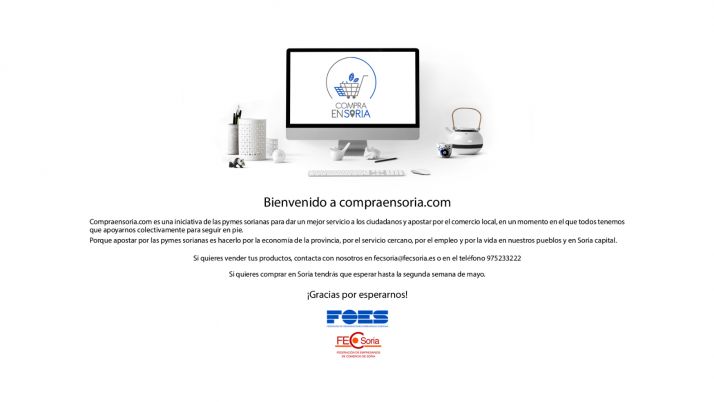 FOES y FECSoria ponen en marcha ‘compraensoria.com’ una tienda online con entrega a domicilio