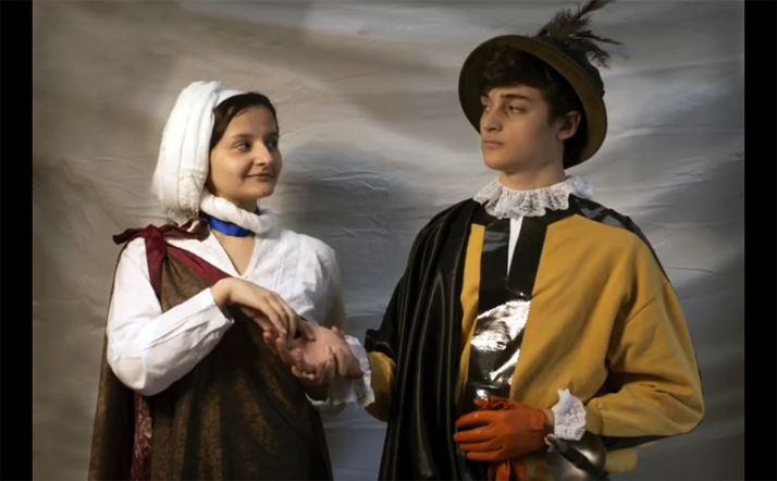 Una de las estampas del vídeo. /IES Machado