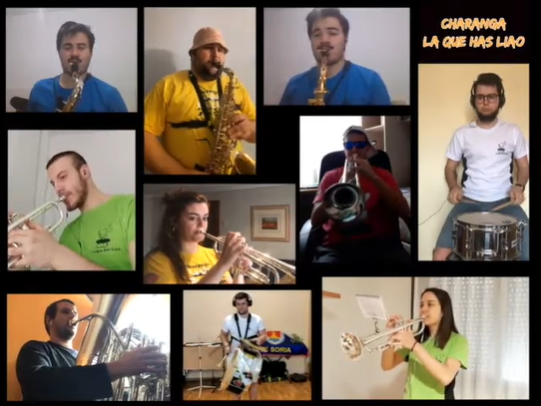 VÍDEO: La charanga La que has liao nos felicita el Catapán