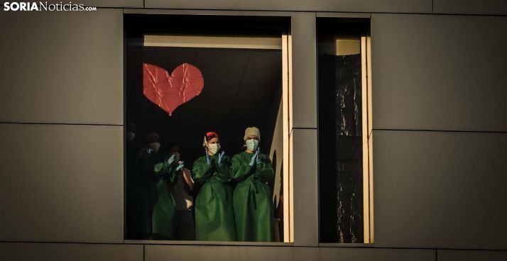 Ya han recibido el alta médica 239 profesionales sanitarios en Soria