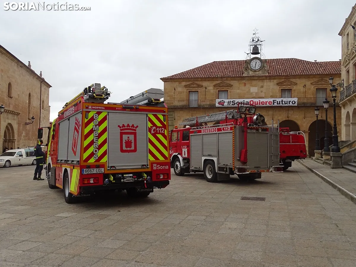 Nuevo camión de bomberos de Soria.