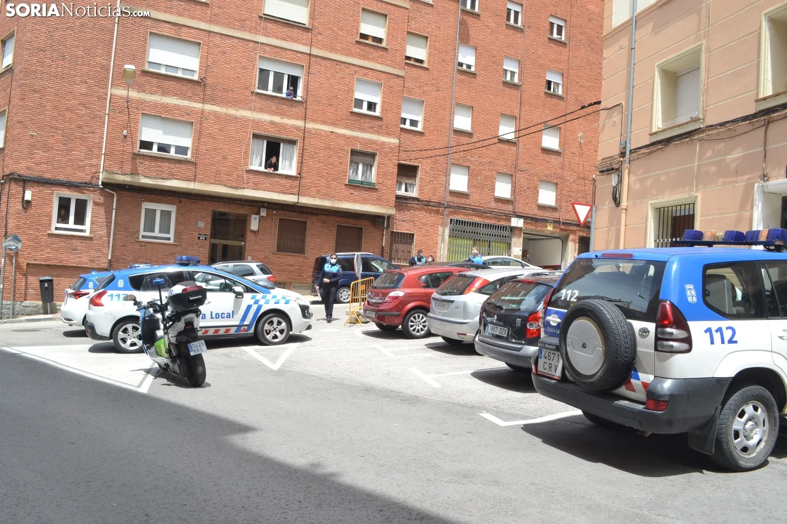 Una imagen del operativo policial pasado el mediodía. /SN