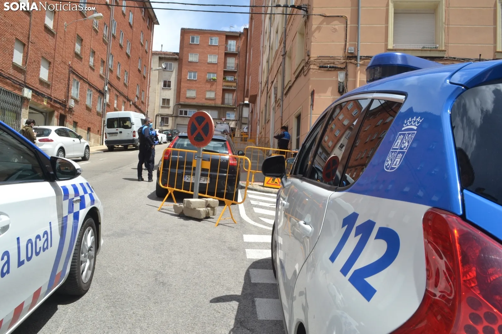 Una imagen del operativo policial pasado el mediodía. /SN