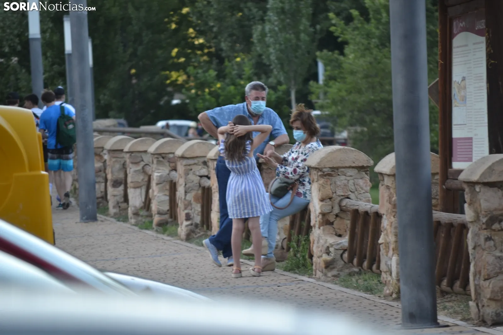 Una imagen de los entornos del Duero este Lunes de Bailas. /SN
