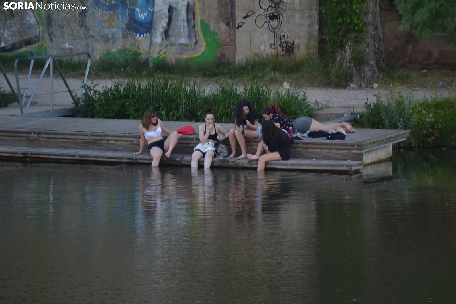 Una imagen de los entornos del Duero este Lunes de Bailas. /SN