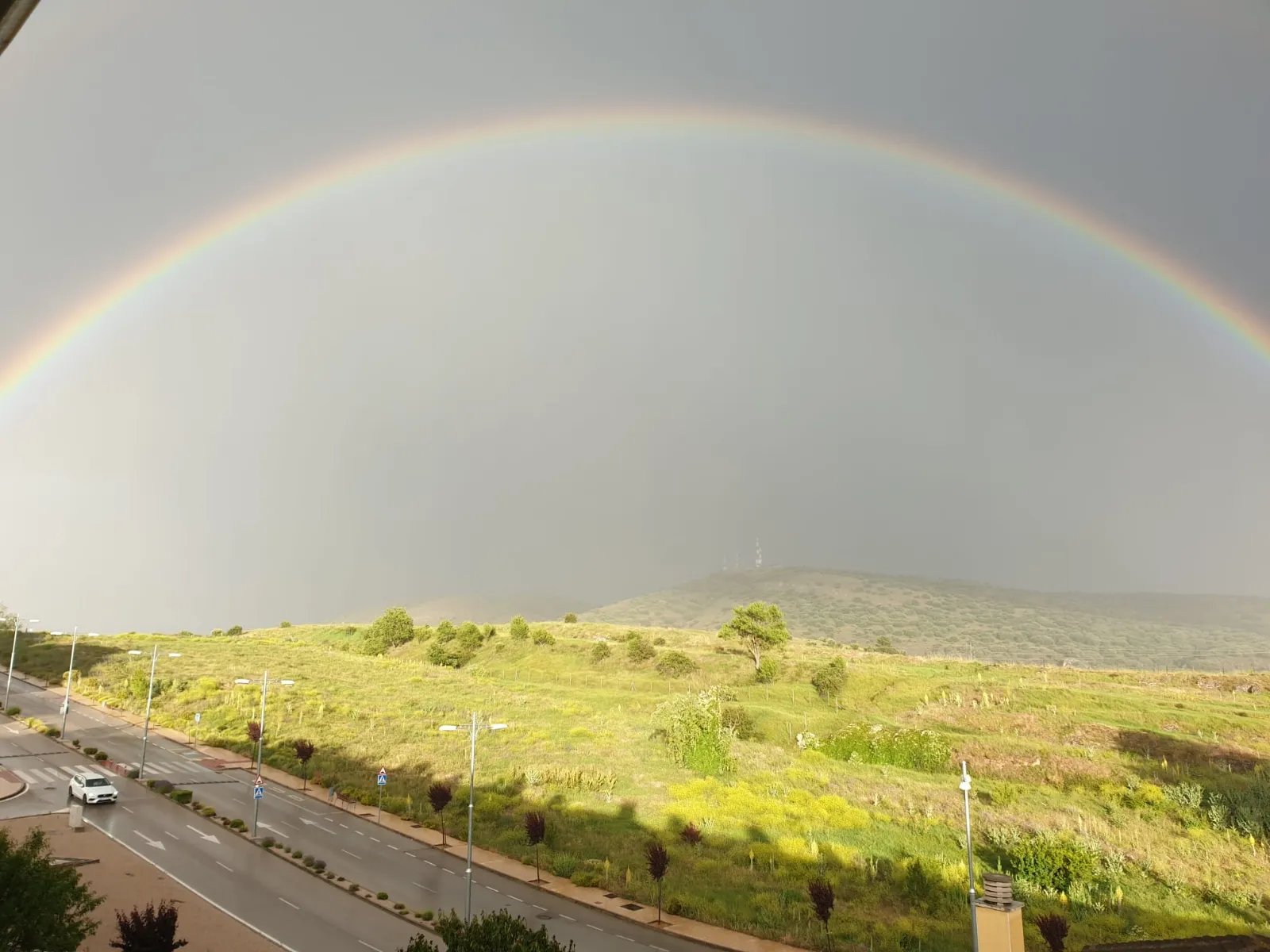 Foto 7 - Fotos: Los arco&iacute;ris recorren la provincia de Soria dejando espectaculares im&aacute;genes