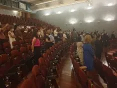Una imagen del acto celebrado esta tarde en el Palacio de la Audiencia. /Subdelegación del Gobierno