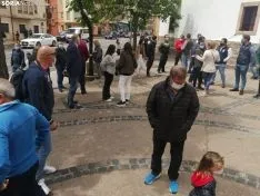 Una imagen de los participantes en la concentración de este domingo. /SN