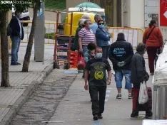 Una imagen de la reapertura del mercadillo este jueves. /SN