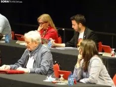 Primer pleno presencia poscovid en el Ayuntamiento de Soria.