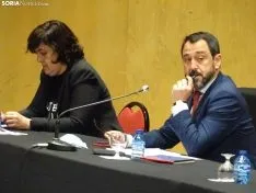 Primer pleno presencia poscovid en el Ayuntamiento de Soria.