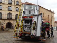 Nuevo camión de bomberos de Soria.