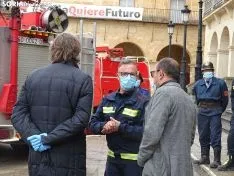 Nuevo camión de bomberos de Soria.