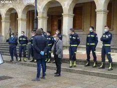 Nuevo camión de bomberos de Soria.