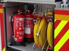 Nuevo camión de bomberos de Soria.