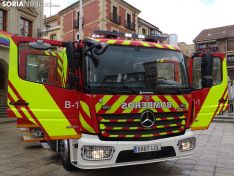 Nuevo camión de bomberos de Soria.