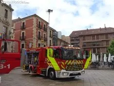 Nuevo camión de bomberos de Soria.