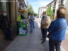 Regreso de los vendedores de la ONCE.