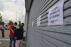 Una imagen del supermercado, cerrado, este jueves. /SN