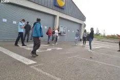 Una imagen del supermercado, cerrado, este jueves. /SN