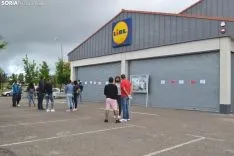 Una imagen del supermercado, cerrado, este jueves. /SN