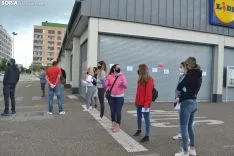Una imagen del supermercado, cerrado, este jueves. /SN