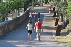 Una imagen de los entornos del Duero este Lunes de Bailas. /SN