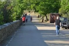 Una imagen de los entornos del Duero este Lunes de Bailas. /SN