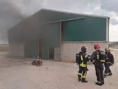 Una imagen del lugar del incendio. /Dip.