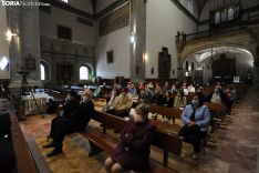 Una imagen de la misa solemne este jueves en Ágreda. /Nacho Grijalbo