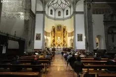 Una imagen del templo esta madrugada. /Nacho Grijalbo