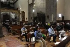 Una imagen del templo esta madrugada. /Nacho Grijalbo