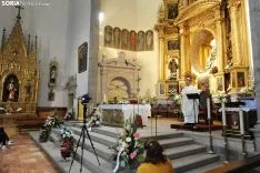 Una imagen del templo esta madrugada. /Nacho Grijalbo