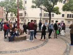 Una imagen de los participantes en la concentración de este domingo. /SN