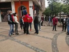 Una imagen de los participantes en la concentración de este domingo. /SN