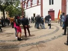 Una imagen de los participantes en la concentración de este domingo. /SN