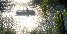 Una imagen de las orillas del río este Lunes de Bailas. /SN