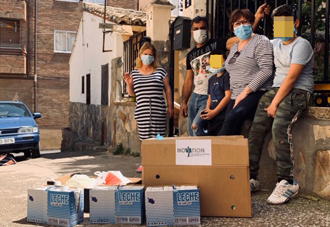 Una empresa arcobrigense dona alimentos para beneficiar a 20 familias 