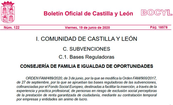 Cambian las bases de la Renta Garantizada de Ciudadanía