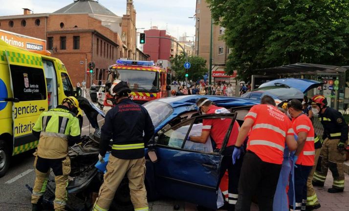 Una imagen del lugar del siniestro. /Emergencias CyL
