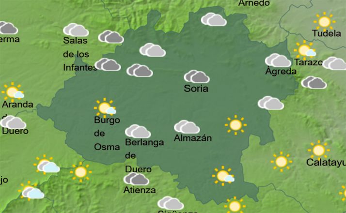 Probabilidad de lluvias, más a partir del mediodía