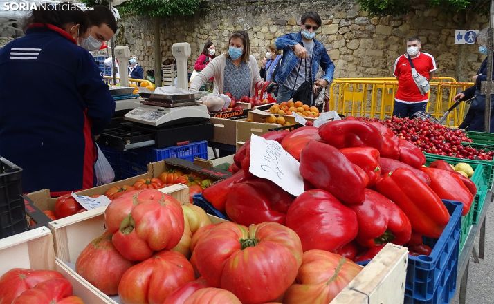 Uno de los puestos en la reapertura el 4 de junio. /SN