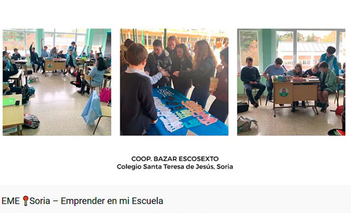El proyecto ‘Emprender en mi Escuela’ cambia su tradicional mercado por un video