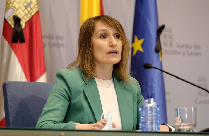 Las soriana Rocío Lucas, consejera de Educación, este viernes. /Jta.