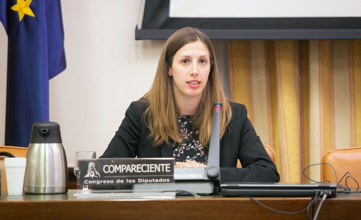 Sara Bianchi, de la SSPA, en su comparecencia en el Congreso de los Diputados. /SSPA