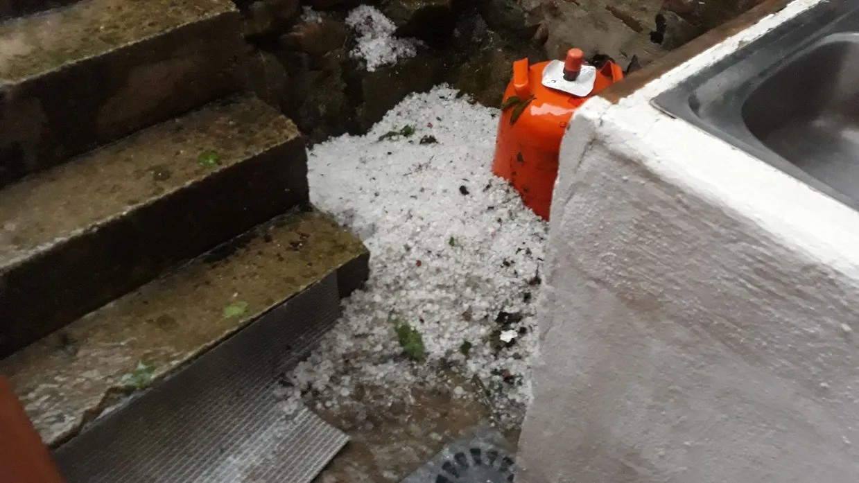 Una de las imágenes dejada por la tormenta. . /MALM